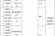 贛州銀行銀河支行因貸后管理不到位被罰30萬(wàn)元