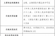 遼寧華鼎保險銷售公司被罰2萬元：出租、出借保險代理業(yè)務(wù)許可證