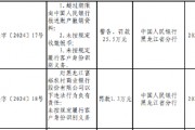 黑龍江富裕農(nóng)村商業(yè)銀行被罰25.5萬元：因未按規(guī)定收繳假幣等三項違法行為類型