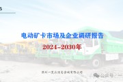 2024-2030年電動(dòng)礦卡市場及企業(yè)調(diào)研報(bào)告