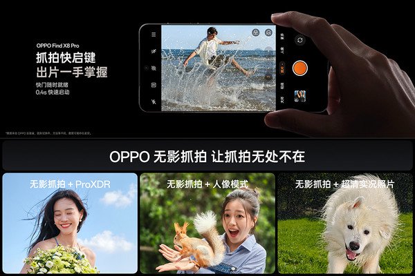 出片還不就是小事！OPPO Find X8系列抬手就出片