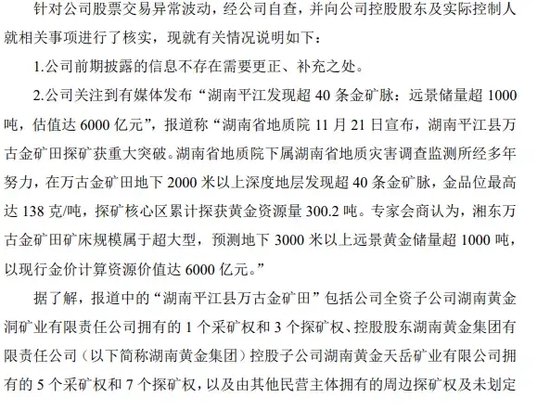 一地發(fā)現(xiàn)超40條金礦脈，這只黃金股躺贏？公司最新回應(yīng)！AI醫(yī)療有新利好