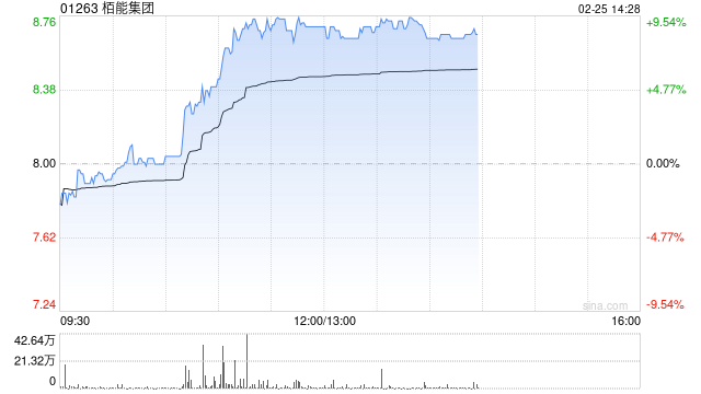 栢能集團(tuán)現(xiàn)漲9% 本周五將發(fā)業(yè)績(jī)此前預(yù)計(jì)全年純利超2.5億港元