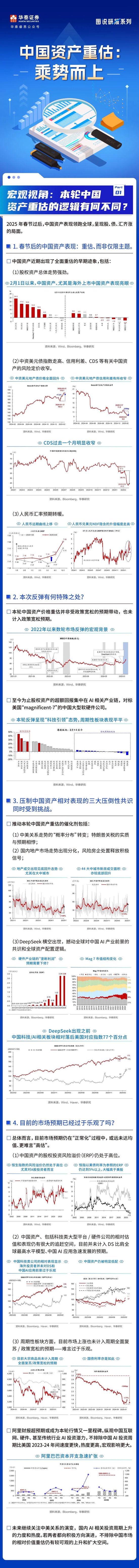 華泰證券：中國資產的相對估值和表現仍有很大的追趕空間